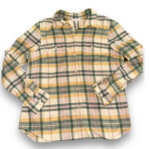 L.L. Bean Signature Women's Flannel Button Down - Size Large